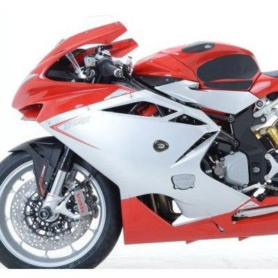 R&G Racing Black Aero Style Crash Protection Bobbins For 2010-2018 MV Agusta F4