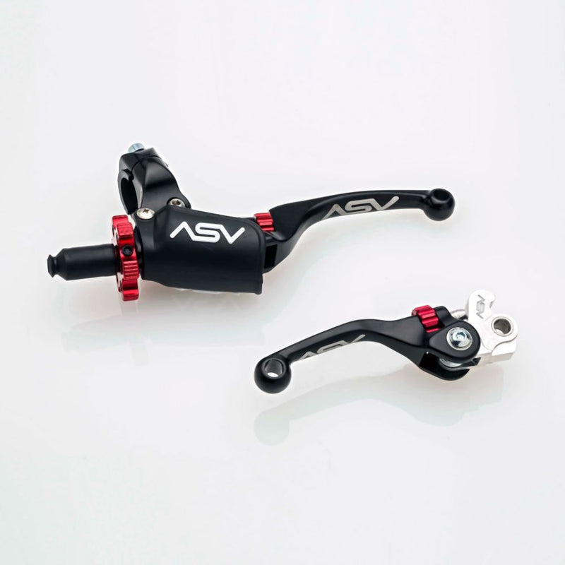 Load image into Gallery viewer, ASV Black F4 Offroad Model Shorty Clutch + Brake Lever Pro Pack BCF41306PH-SK
