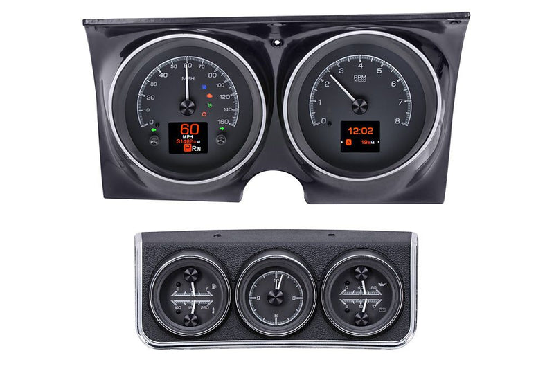 Load image into Gallery viewer, Dakota Digital 1967 Chevrolet Camaro HDX Analog Gauge kit With Console Gauges HDX-67C-CAC
