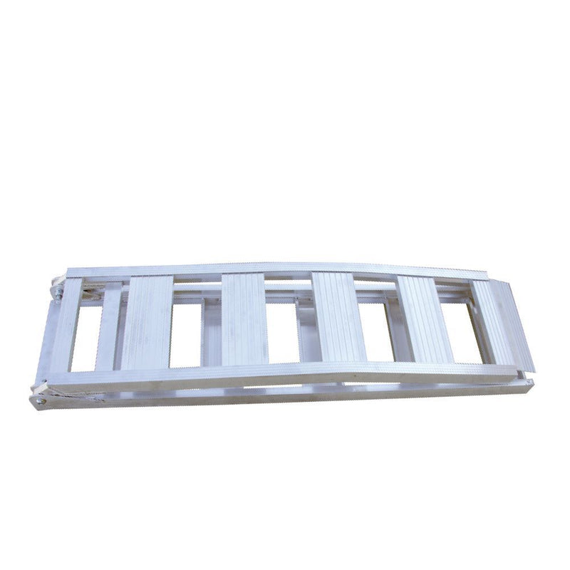 Load image into Gallery viewer, Arched, Bi-Fold, Single Aluminum Loading Ramp - 90&quot; long x 11&quot; wide (Sold each)
