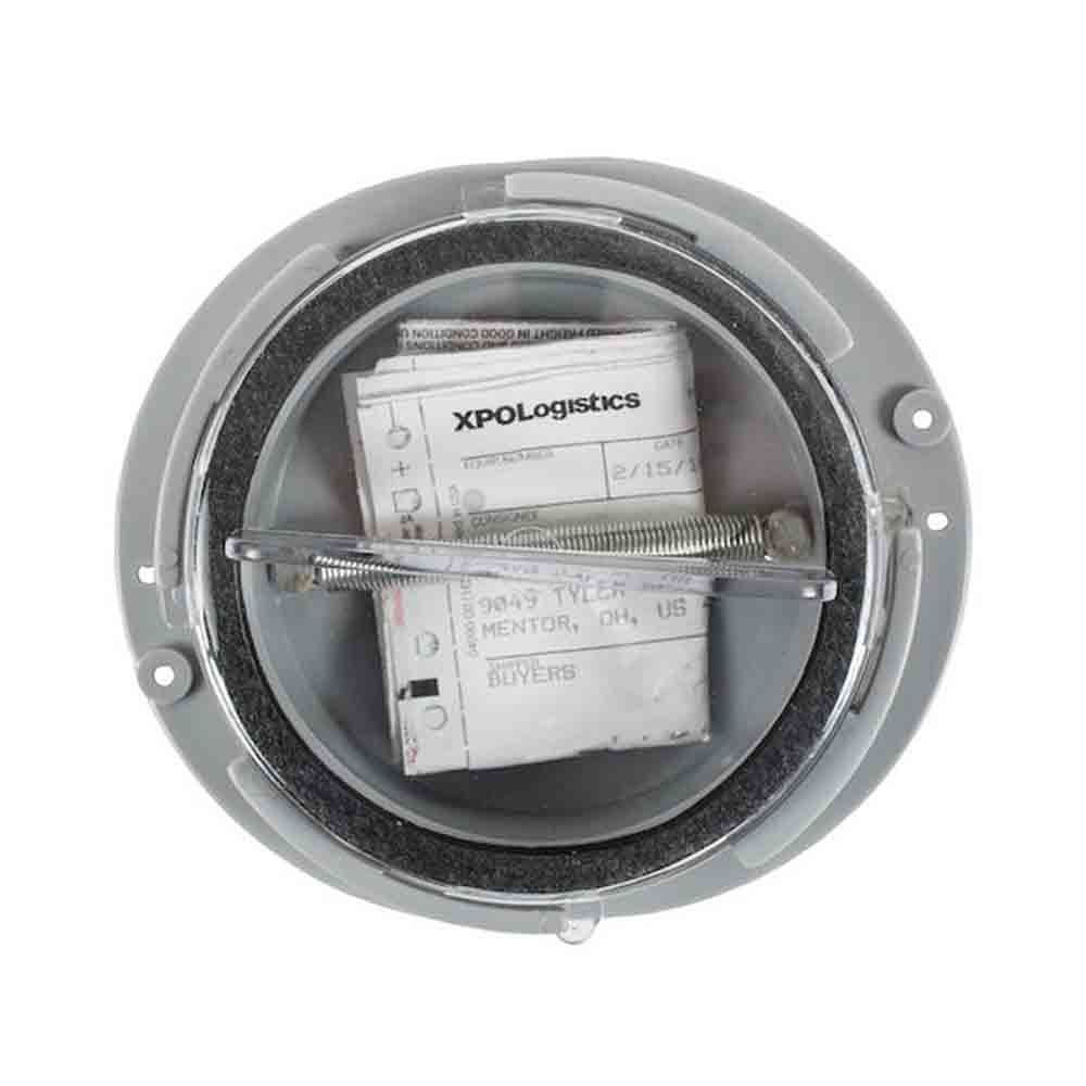 Plastic Document Holder, Round with Clear Cover