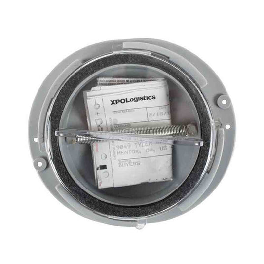 Plastic Document Holder, Round with Clear Cover