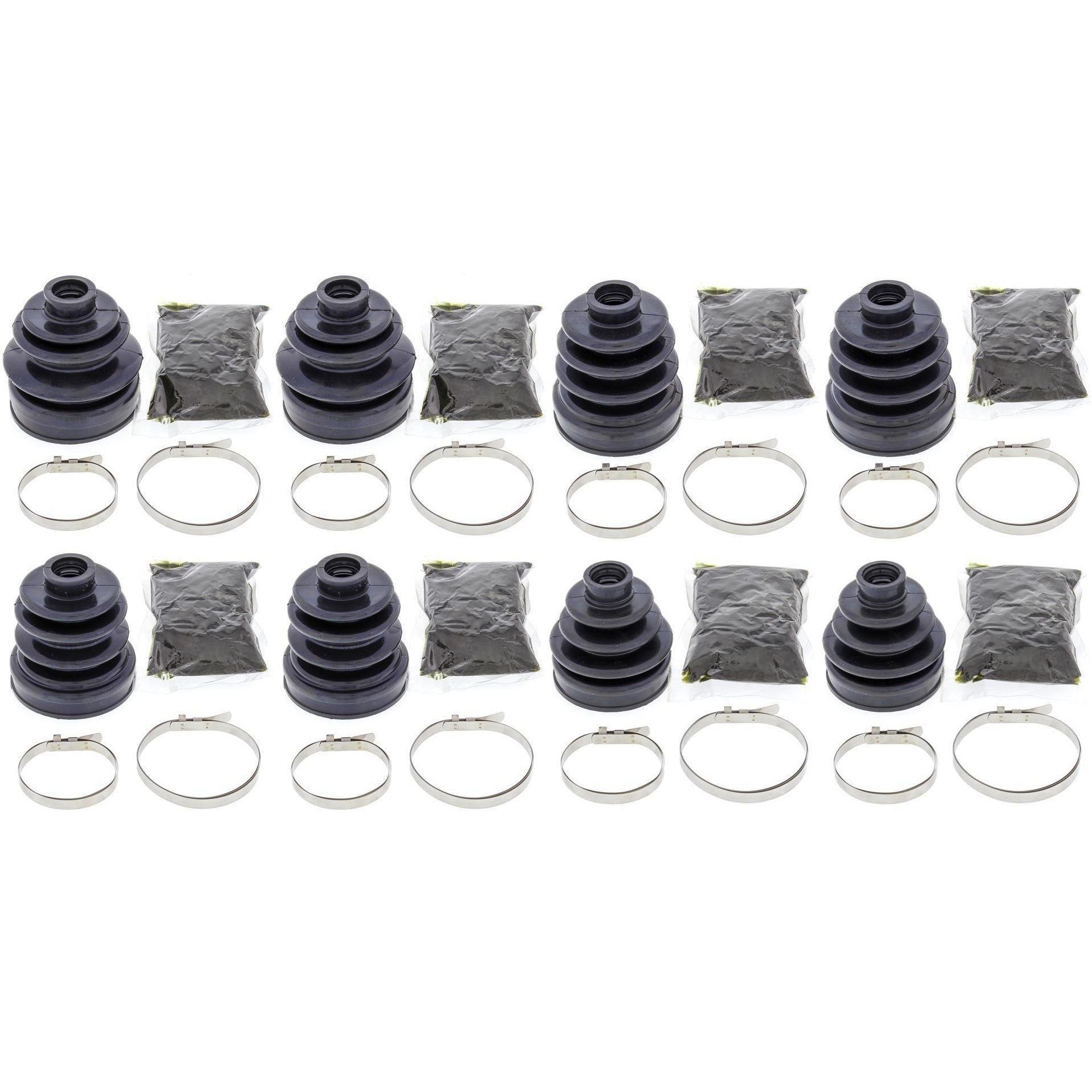 Complete Front & Rear Inner & Outer CV Boot Repair Kit Honda TRX650 Rincon 2005