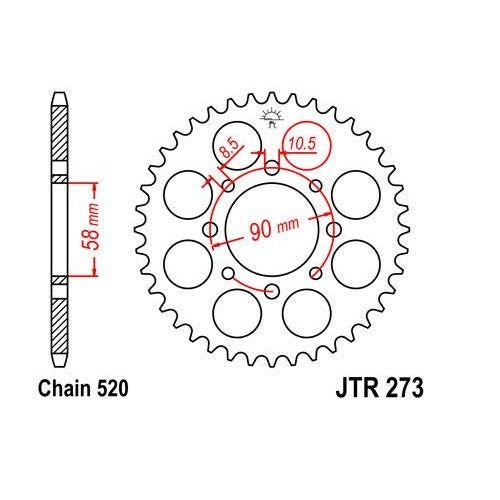 Steel Rear Sprocket 33T for Street HONDA CMX250C/CD Rebel 2005-2016