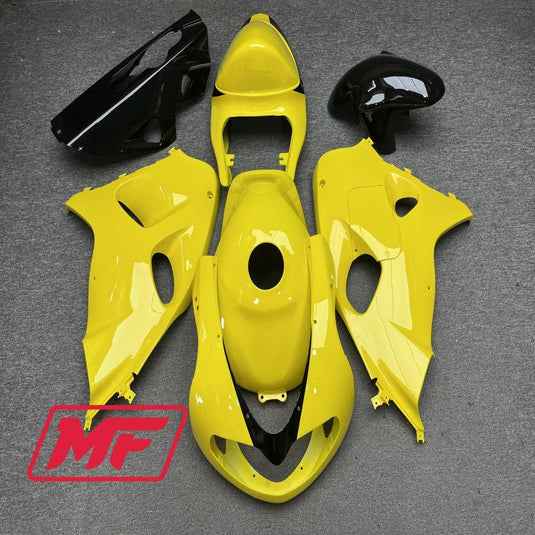 Monster Fairings Full Kit Suzuki TL1000R 98-03 Gloss Yellow & Black + Windshield + Gas Tank Cover