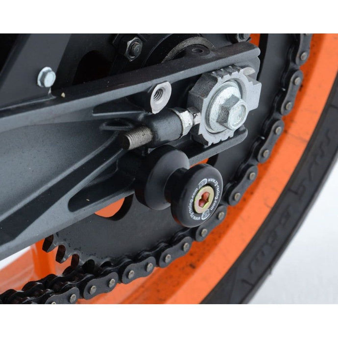 R&G Racing Black Cotton Reels For 1998-1999 Kawasaki Ninja ZX6R ZX600F CR0004BK