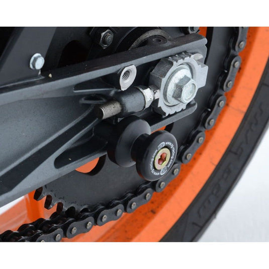 R&G Racing Black Cotton Reels For 1998-1999 Kawasaki Ninja ZX6R ZX600F CR0004BK