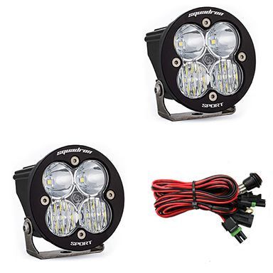 Load image into Gallery viewer, Baja Designs LED Light Pod Pair Squadron-R Sport Series Driving/Combo Pattern Clear Lens Universal 587803
