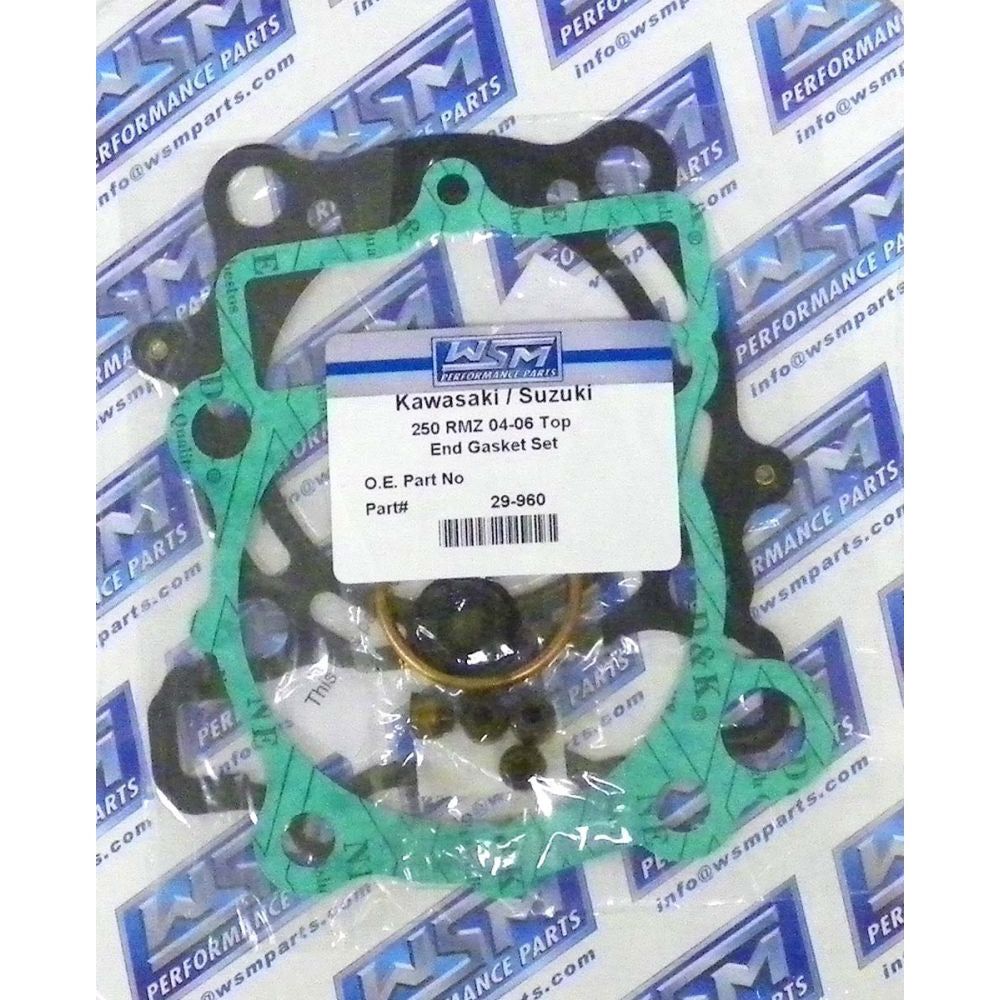 WSM Top End Gasket Kit For Kawasaki / Suzuki 250 KX-F / RMZ 04-08 29-960