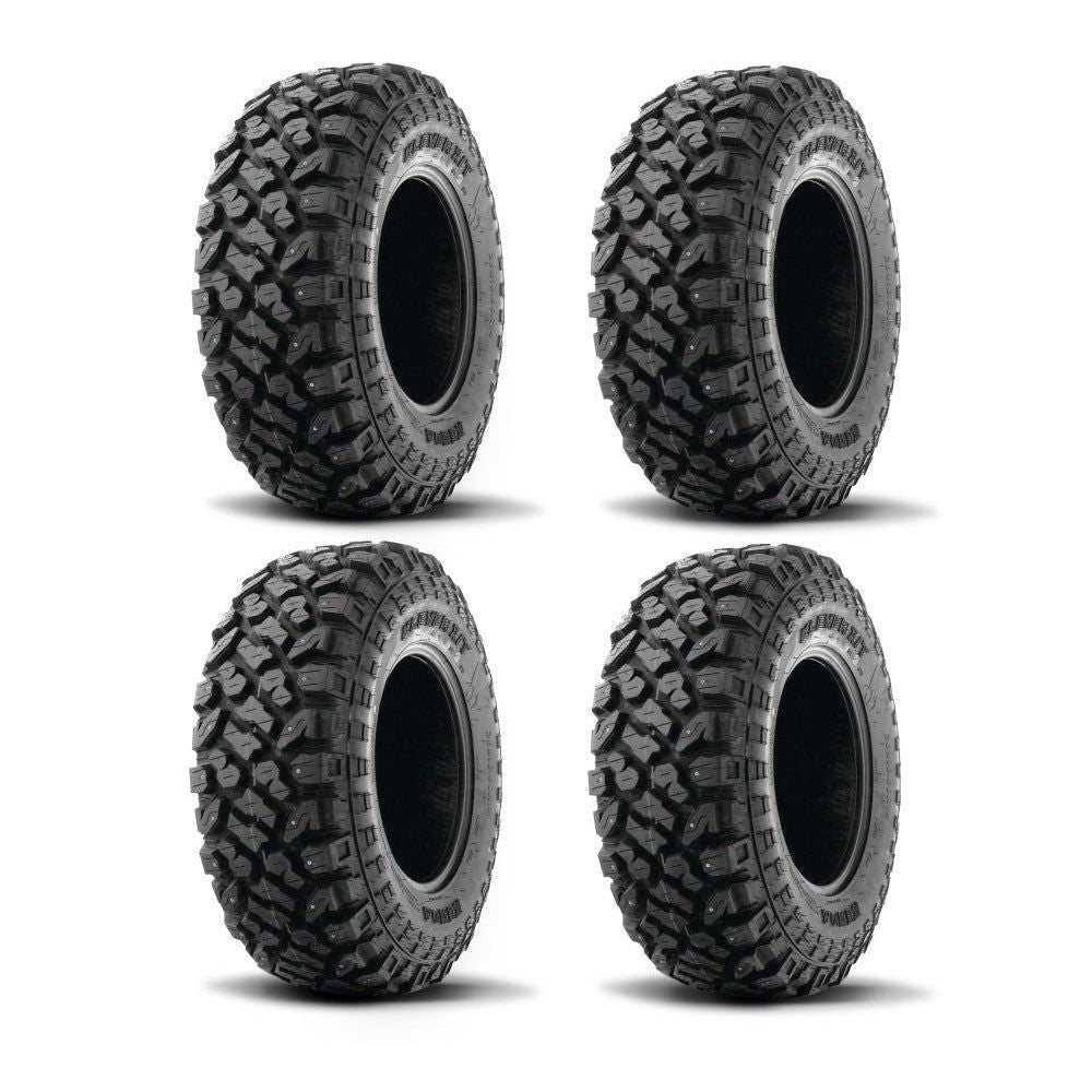 Kenda Set of Two K3204R Klever XT Tires (8 Ply) [27x9R-14] And Two (8 Ply) [27x11R-14] Tires