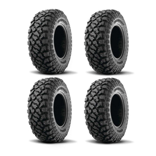 Kenda Set of Two K3204R Klever XT Tires (8 Ply) [27x9R-14] And Two (8 Ply) [27x11R-14] Tires