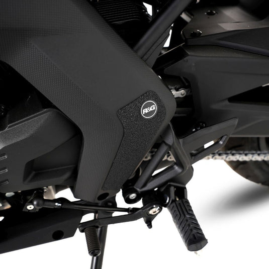 R&G Racing Black Boot Guard Kit For 2019-2024 CF-Moto 650GT EZBG2801BL