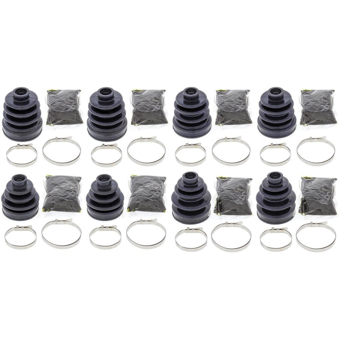 Complete Front & Rear Inner & Outer CV Boot Repair Kit TRX680 Rincon 08-09