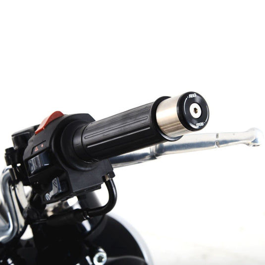 R&G Racing Black Bar End Sliders For 2023-2024 BSA Gold Star BE0213BK