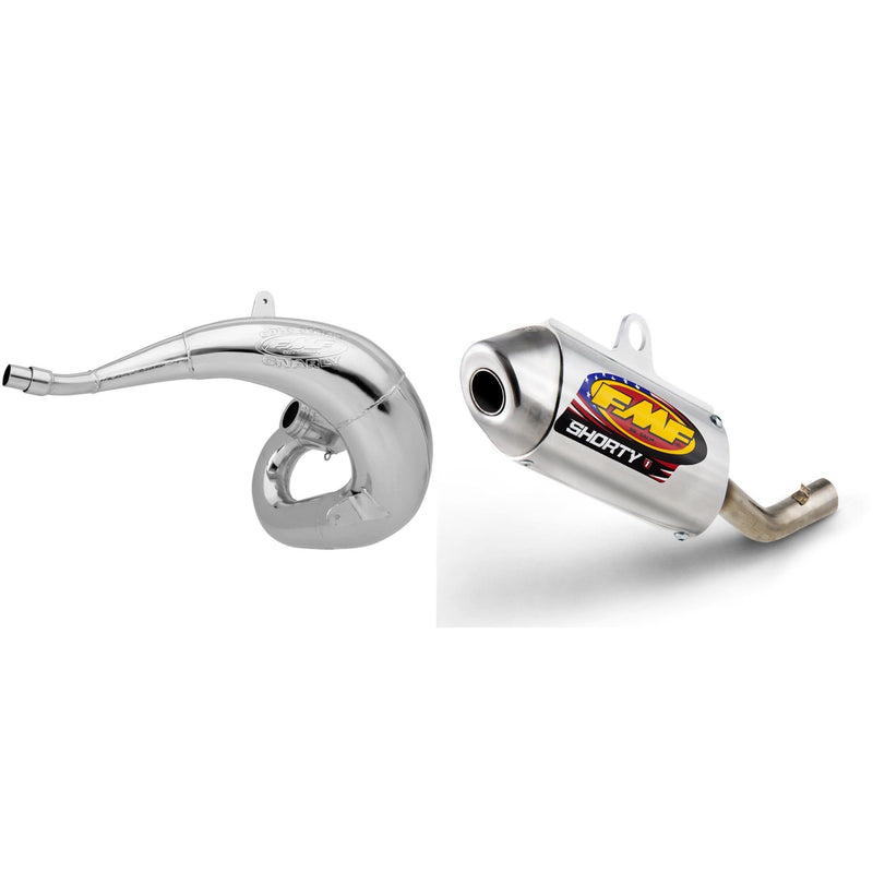 Load image into Gallery viewer, FMF Powercore 2 Shorty Silencer &amp; Gnarly Pipe for YAMAHA YZ250 2002-2016
