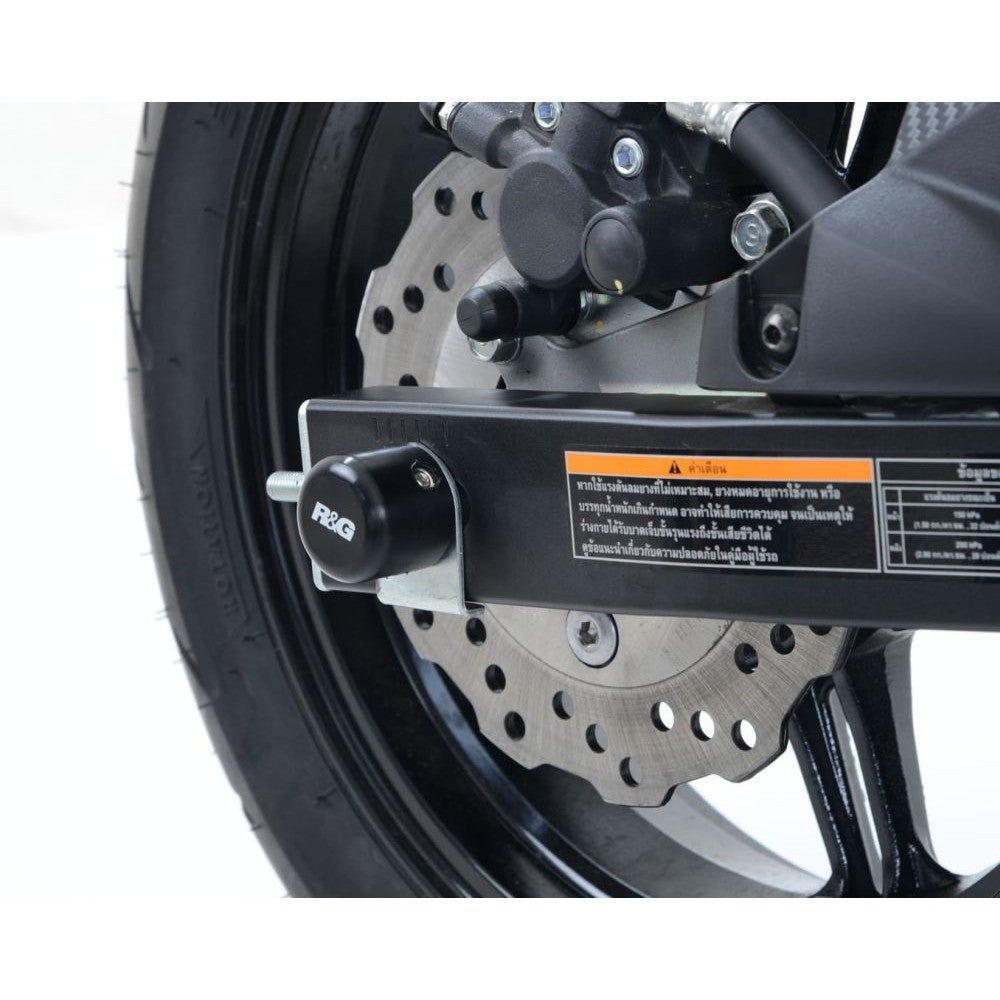R&G Racing Black Swingarm Protectors For 2016-2018 Kawasaki Z125