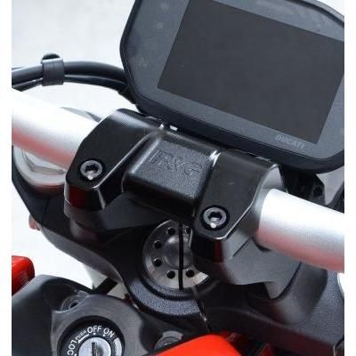 Load image into Gallery viewer, R&amp;G Racing Black Handle Bar Clamp HCL0001BK
