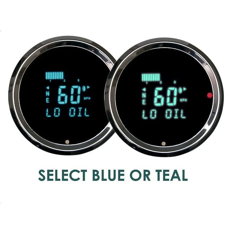 Load image into Gallery viewer, Dakota Digital 1958-1977 Volkswagen Beetle Series III 3 Gauge Kit with Teal/Blue Display VFD3-VW-Z
