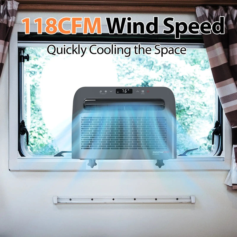 Load image into Gallery viewer, Fogatti InstaCool Go Portable Window Air Conditioner, 6500 BTU Mini Split, U Shaped
