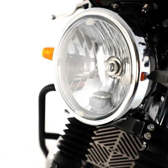 R&G Racing Clear Acrylic Headlight Shield For 2019-2023 Royal Enfield Continental GT 650