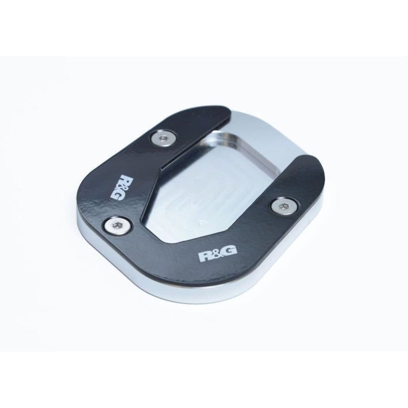 Load image into Gallery viewer, R&amp;G Racing Silver Kickstand Shoe For 2004-2005 BMW R1200GS PKS0063SI
