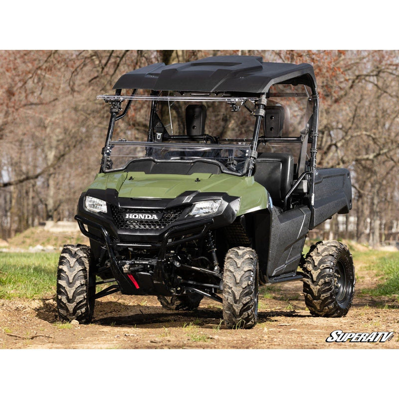 Load image into Gallery viewer, SuperATV Honda Pioneer 700 Scratch Resistant Flip Windshield FWS-H-PIO700-002-70
