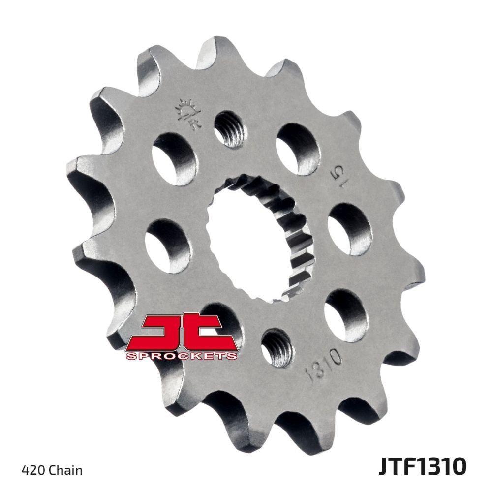 JT Sprockets Front Steel Countershaft Sprocket SC 15 Tooth 15T 420 Chain