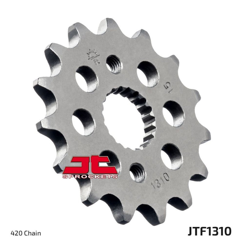 Load image into Gallery viewer, JT Sprockets Front Steel Countershaft Sprocket SC 15 Tooth 15T 420 Chain
