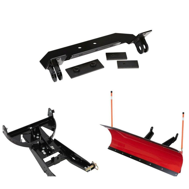 Load image into Gallery viewer, Denali Black UTV Snow Plow Kit For Polaris Ranger 570 4x4 Full Size 2016-2020
