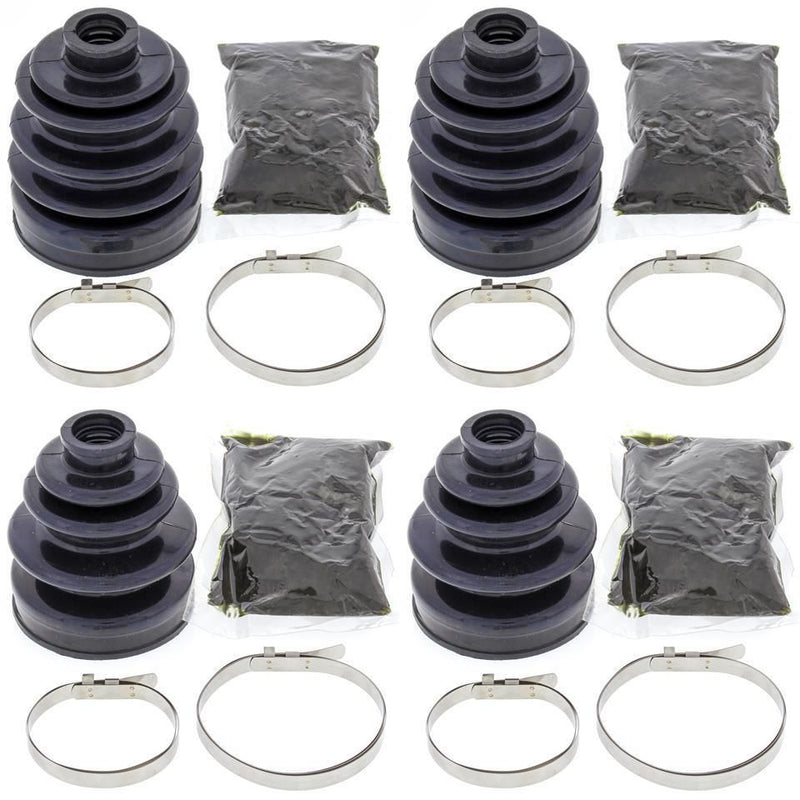 Load image into Gallery viewer, Complete Front Inner &amp; Outer CV Boot Repair Kit LT-F4WDX King Quad 300 91-95
