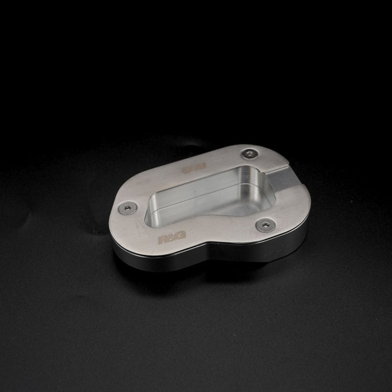 Load image into Gallery viewer, R&amp;G Racing Silver Kickstand Shoe For 2012-2015 Triumph Tiger Explorer ABS1200
