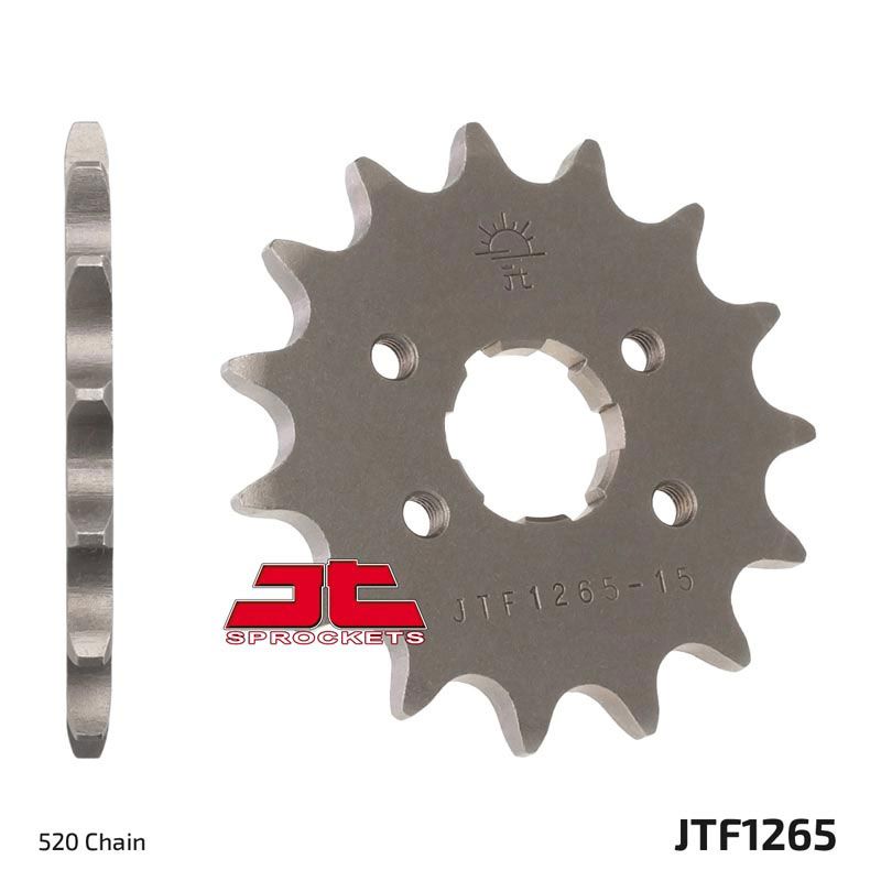 Load image into Gallery viewer, JT Sprockets Front Steel Countershaft Sprocket 15 Tooth 15T 520 Chain
