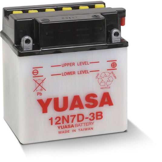 Yuasa Conventional 12N7D3B 12 Volt Battery YUAM227DB