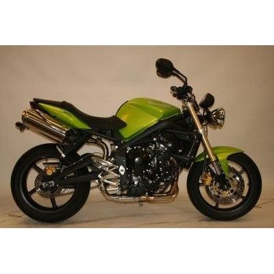 Load image into Gallery viewer, R&amp;G Racing Black Aero Style Crash Protectors For 2007-2012 Triumph Street Triple 675
