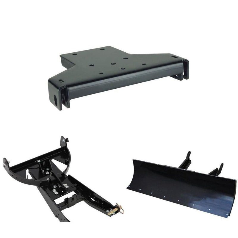 Load image into Gallery viewer, Denali Black UTV Snow Plow Kit For Polaris RZR S 800 2008-2014
