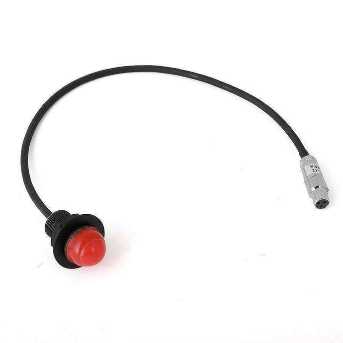 Rugged Radios Hole Mount Push to Talk Cable (PTT) with 12