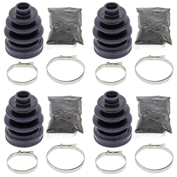 Complete Front Inner & Outer CV Boot Repair Kit Polaris Scrambler 500 4x4 2012