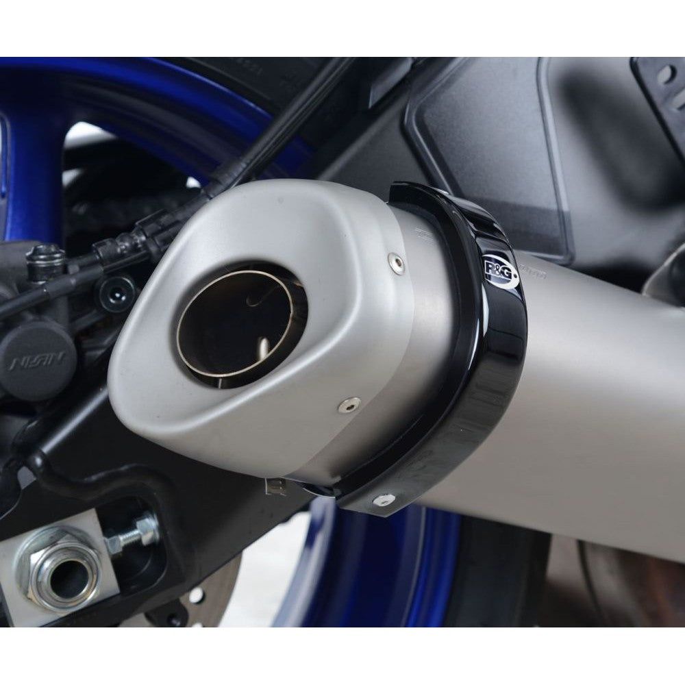 R&G Racing Black Exhaust Protector For 2020-2023 BMW S1000XR