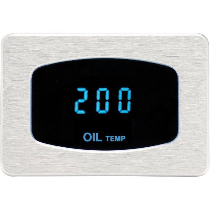 Dakota Digital Series I Rectangle Bezel Oil Temperature Gauge Temp ODY-07-1 New