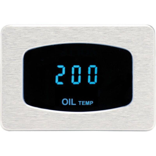 Dakota Digital Series I Rectangle Bezel Oil Temperature Gauge Temp ODY-07-1 New