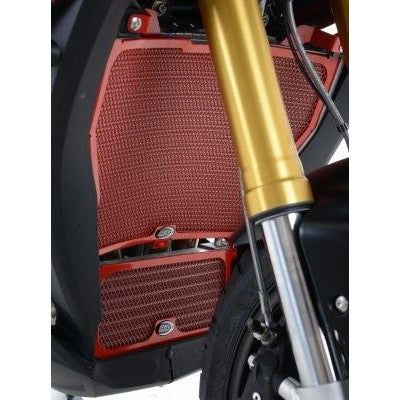 Load image into Gallery viewer, R&amp;G Racing Black Aluminum Radiator Guard For 2015-2019 BMW S1000XR RAD0195BK
