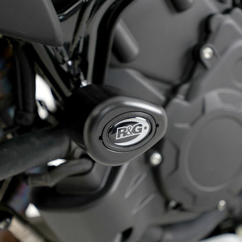 Load image into Gallery viewer, R&amp;G Racing Black Aero Style Crash Protection Bobbins CP0454BL
