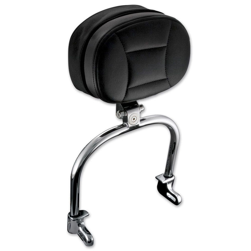 Load image into Gallery viewer, Kuryakyn Chrome Driver Backrest Pad Support Quick Detach Harley Softail 8987
