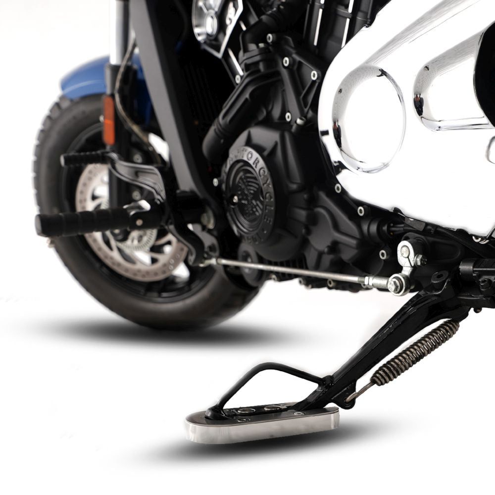 R&G Racing Silver Kickstand Shoe For 2015-2024 Indian Motorcycles Scout