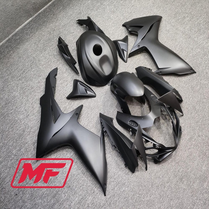 Load image into Gallery viewer, Monster Fairings Full Kit Suzuki GSXR600-750 11-22 Matte Black + Windshield + Gas Tank Cover
