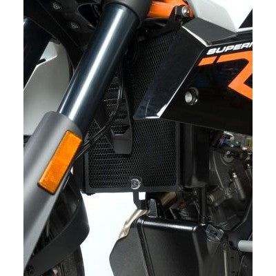 Load image into Gallery viewer, R&amp;G Racing Black Aluminum Radiator Guard For 2008-2024 KTM 990 Supermoto
