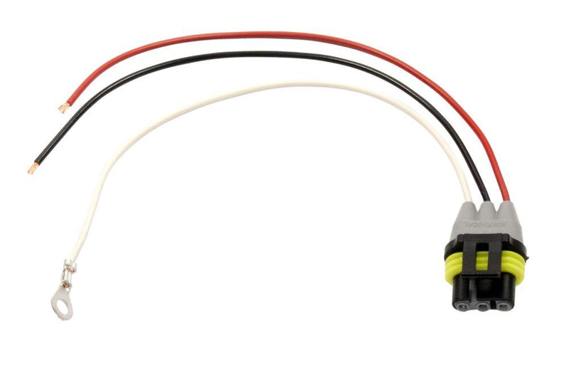 Load image into Gallery viewer, LED Plug, 3-Wire, Molded AMP, w/ Stripped Lead, Ring Terminal

