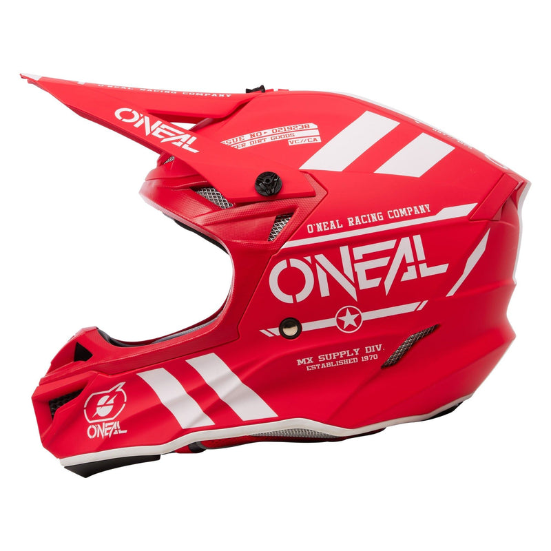 Load image into Gallery viewer, O&#39;Neal 5 SRS Warhawk Red Helmet
