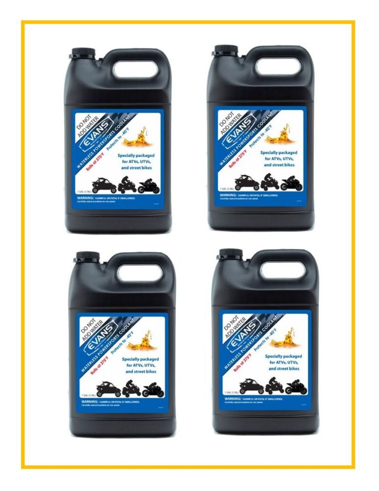 Load image into Gallery viewer, Evans Powersports Waterless Coolant - 1 Gallon Bottles - Set of 4 - EC72001
