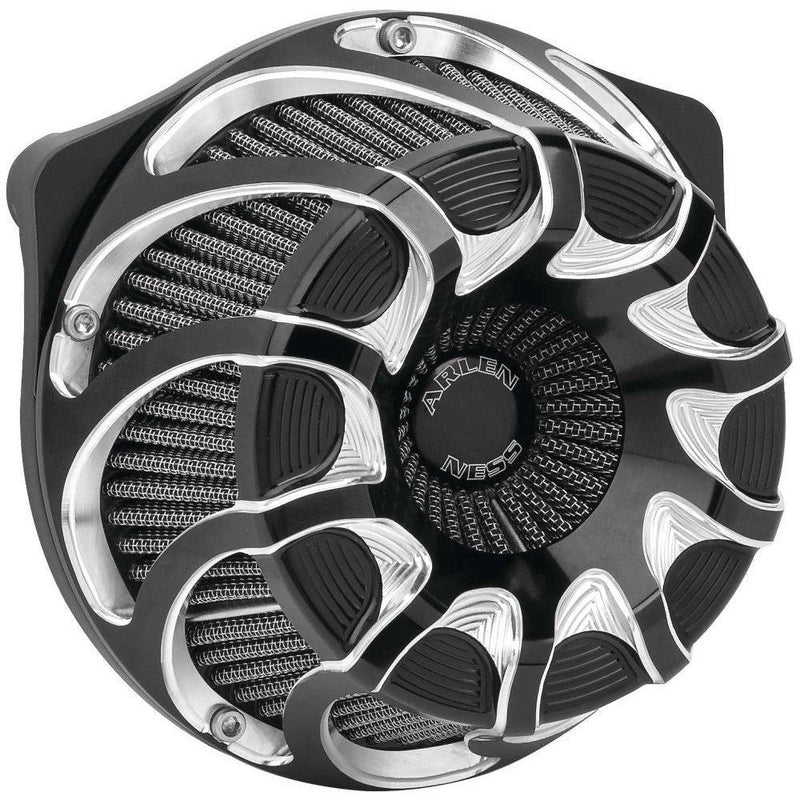 Load image into Gallery viewer, Arlen Ness Drift Inverted Black Air Cleaner 18-985
